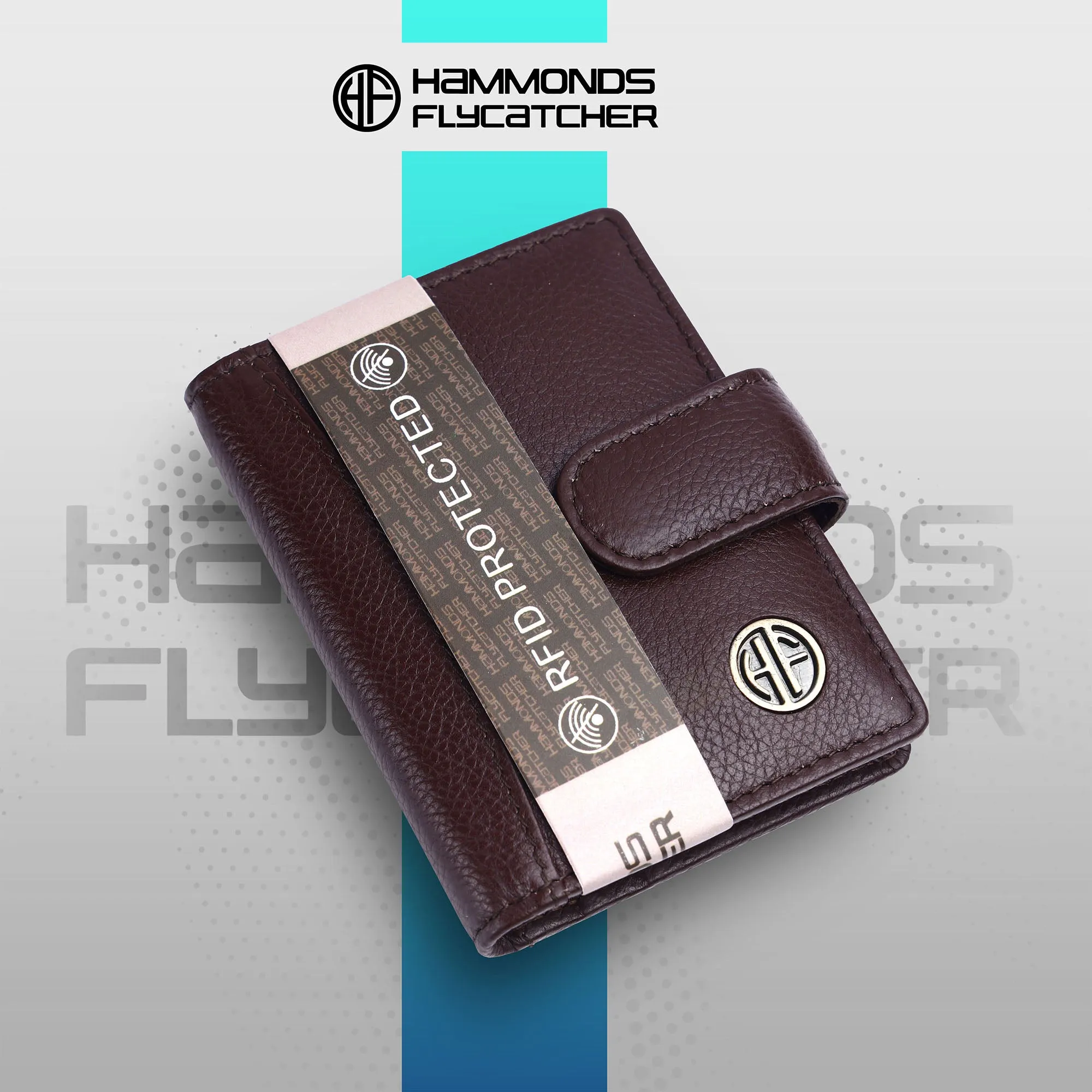 Genuine Leather RFID Protected Card Holder Wallet for Men and Women