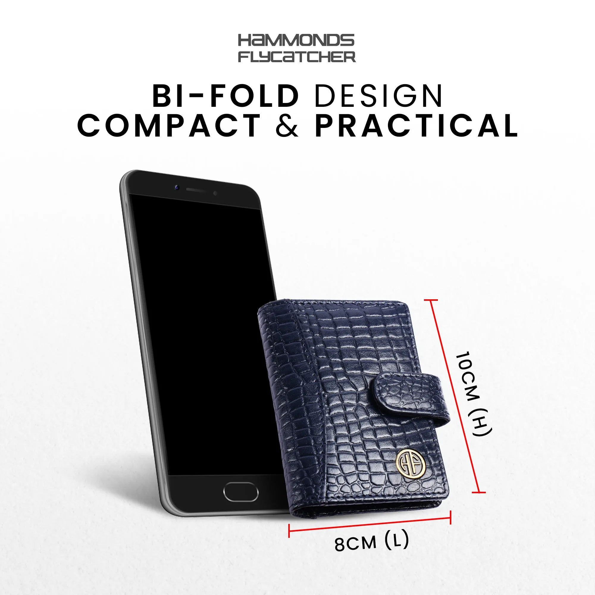 Genuine Leather RFID Protected Card Holder Wallet for Men and Women