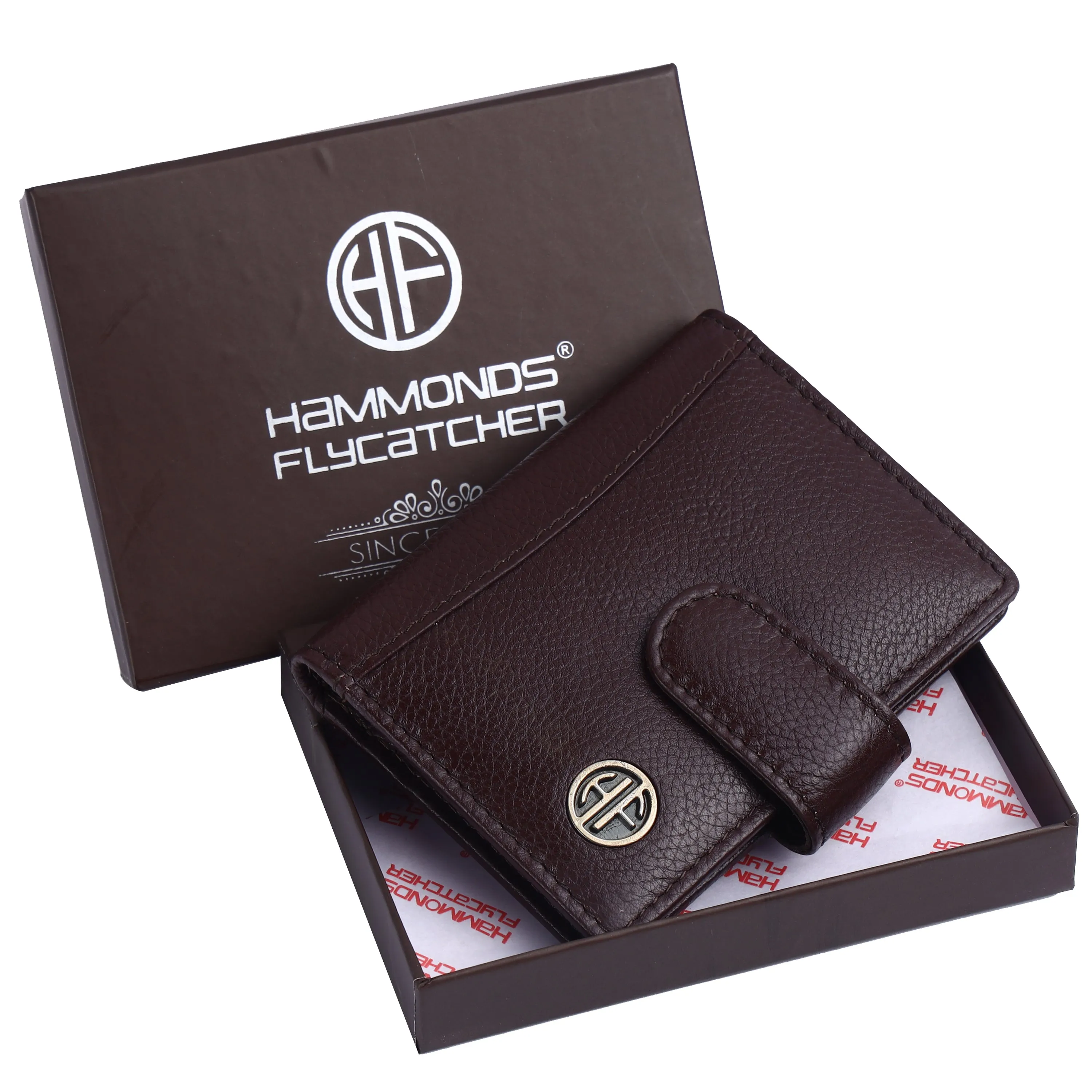 Genuine Leather RFID Protected Card Holder Wallet for Men and Women