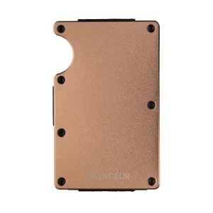 Grandeur - Aluminium Rose Gold Cardholder RFID 85 X 45 MM
