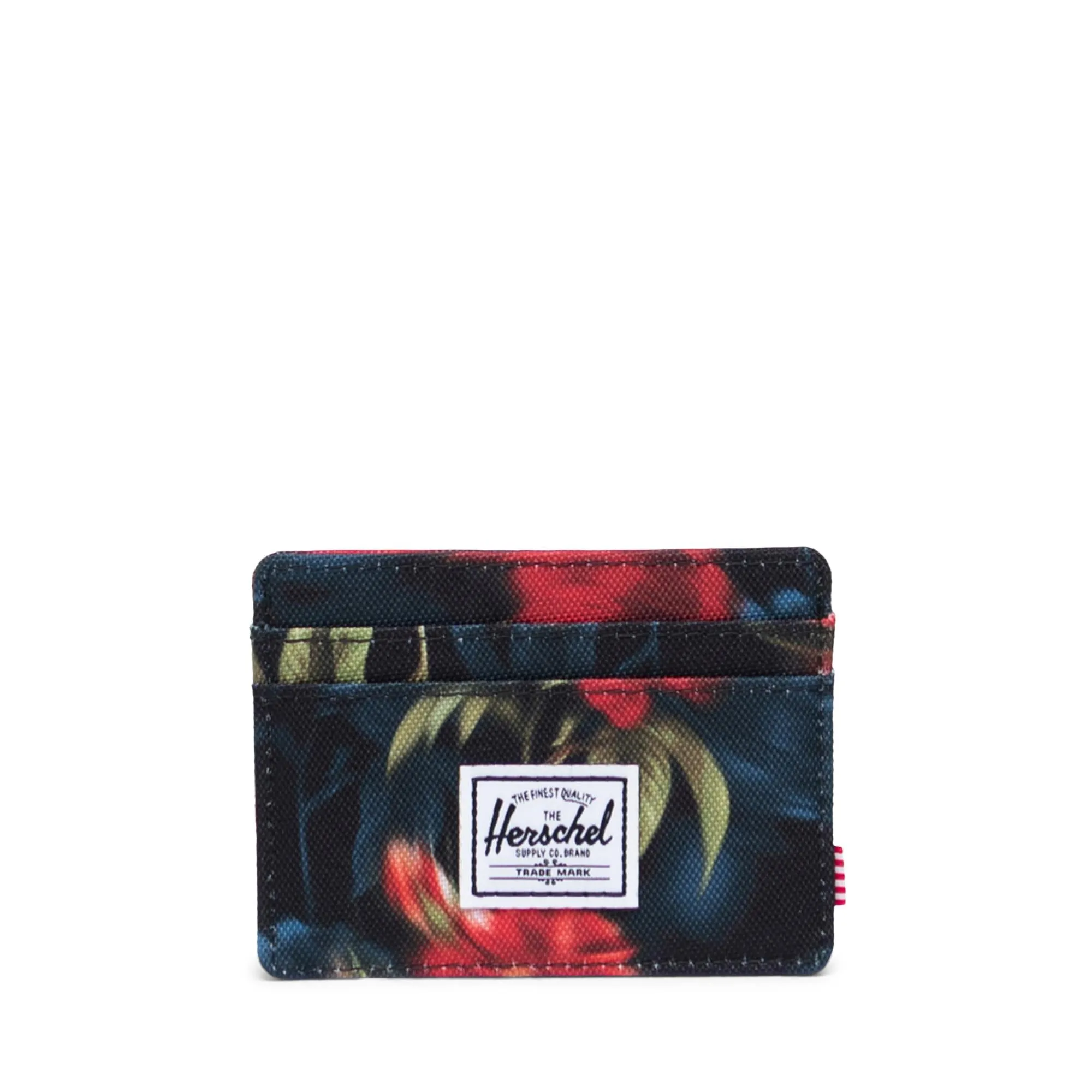 Herschel Charlie wallet, blurry roses