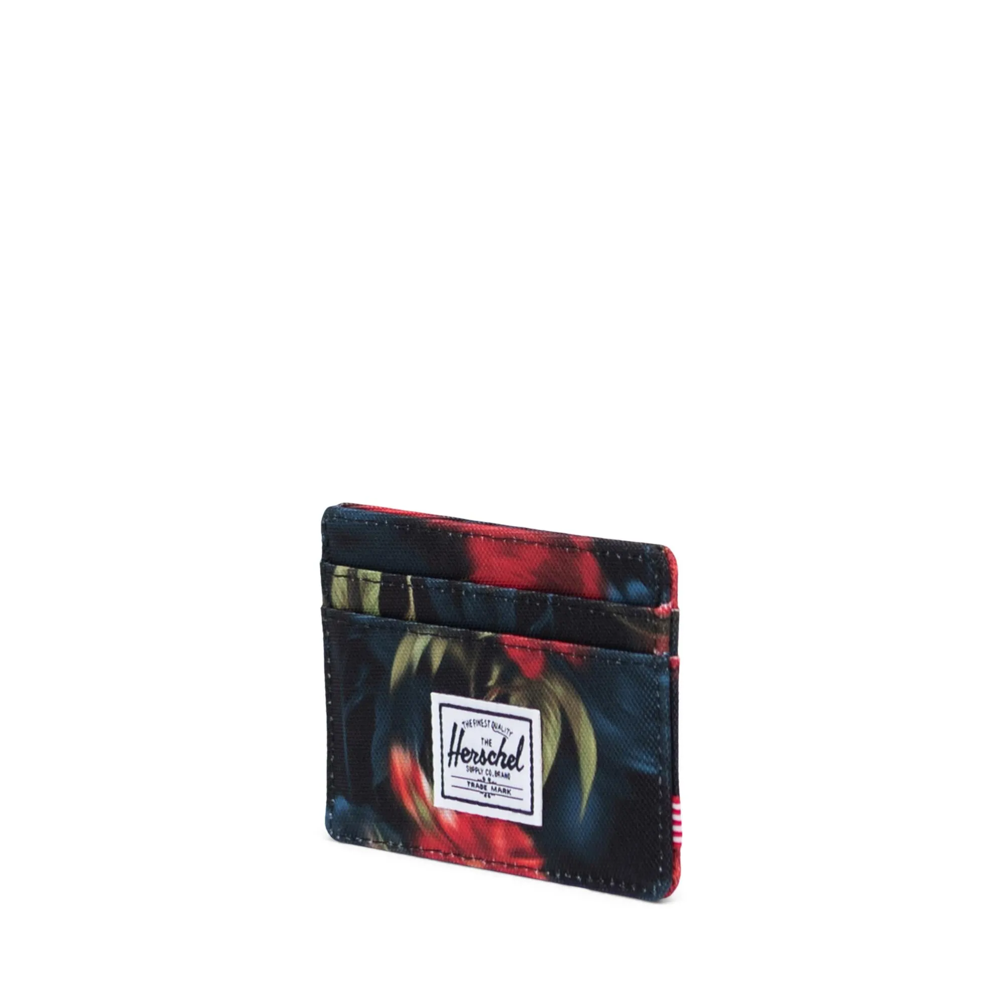 Herschel Charlie wallet, blurry roses