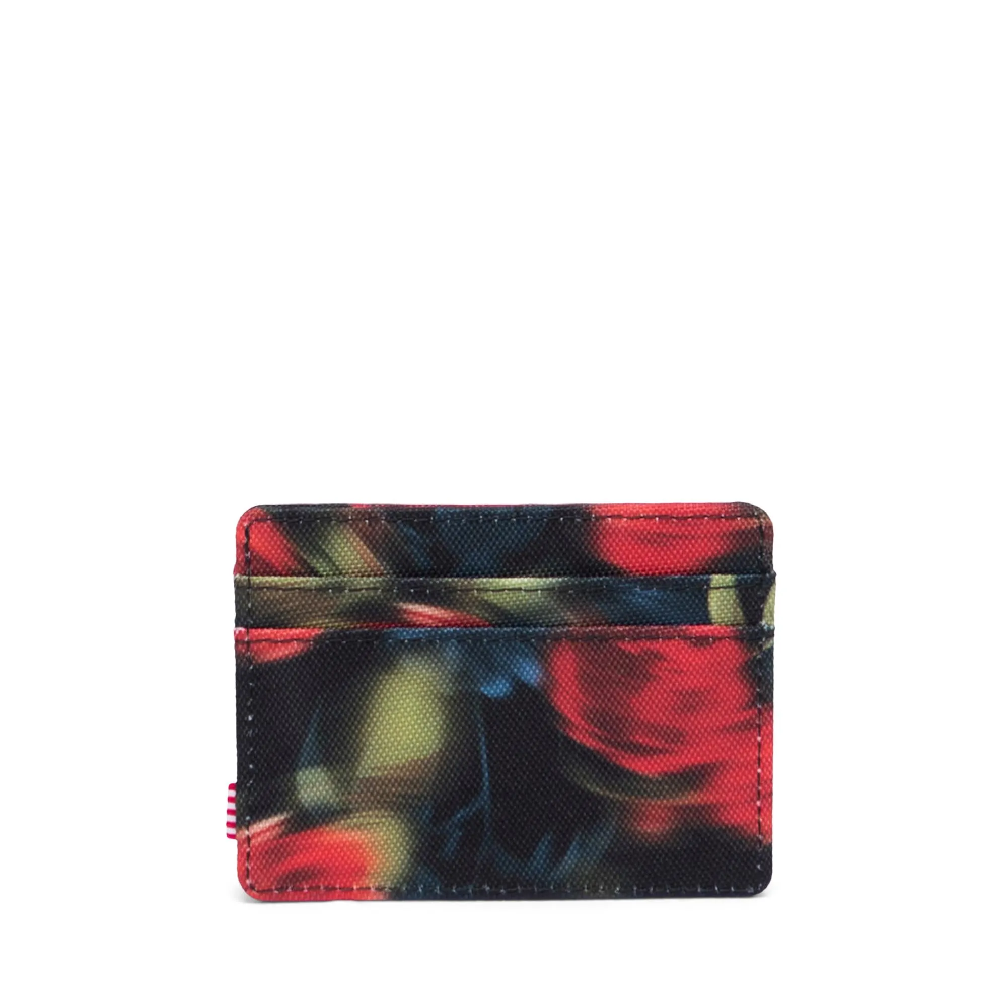 Herschel Charlie wallet, blurry roses