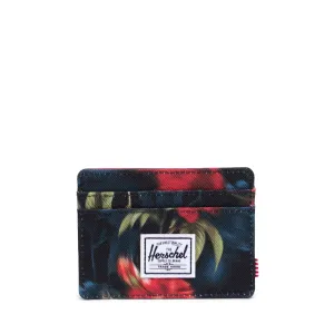 Herschel Charlie wallet, blurry roses
