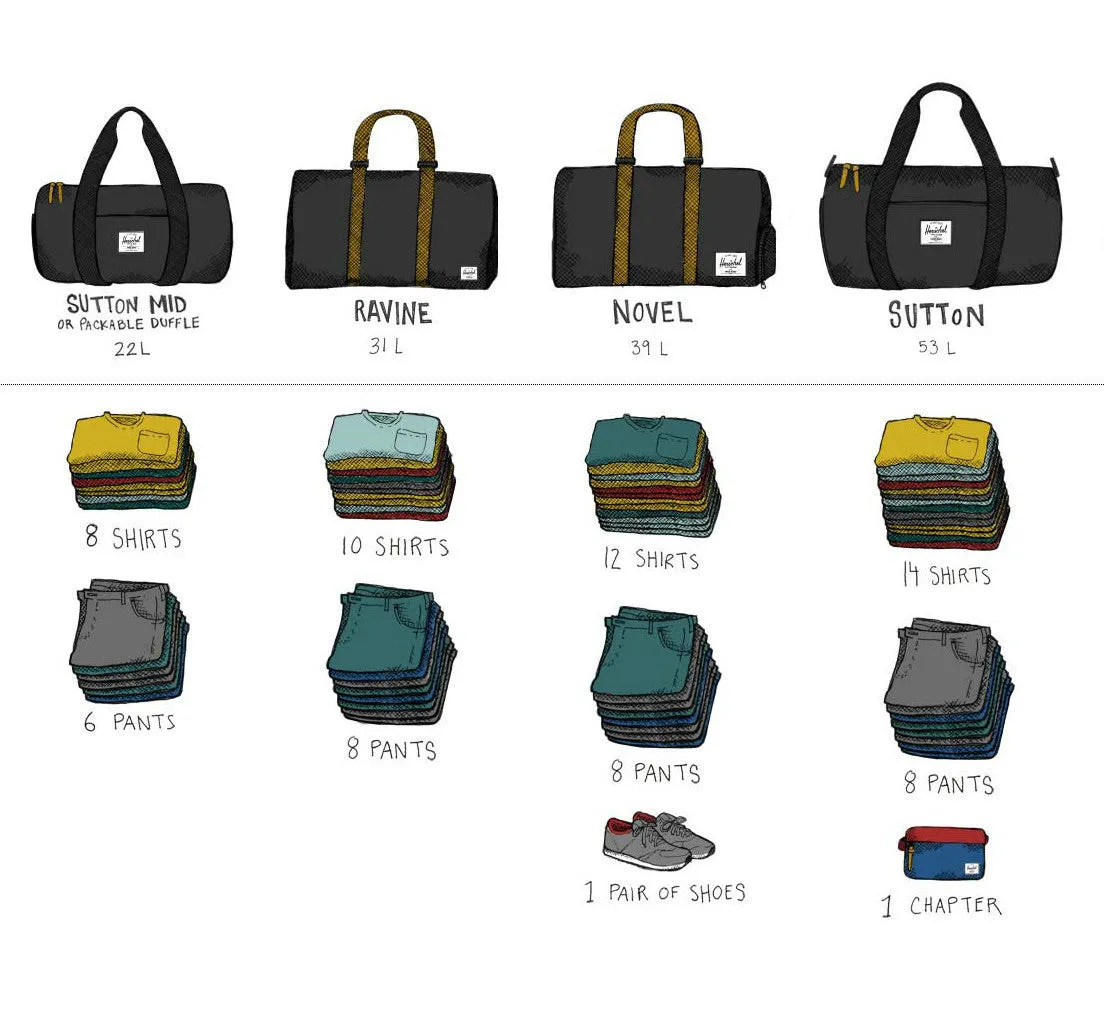 Herschel Supply Novel Canvas Duffel Bag - Dark Army