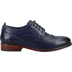 Hush Puppies Womens Natalia Leather Shoe - Navy