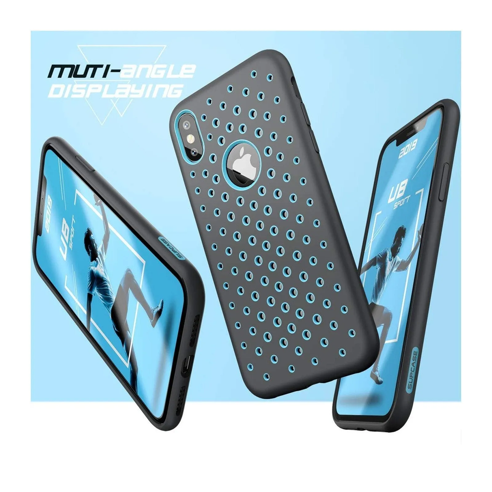 iPhone X / XS Unicorn Beetle Sport Athletic Case-Blue