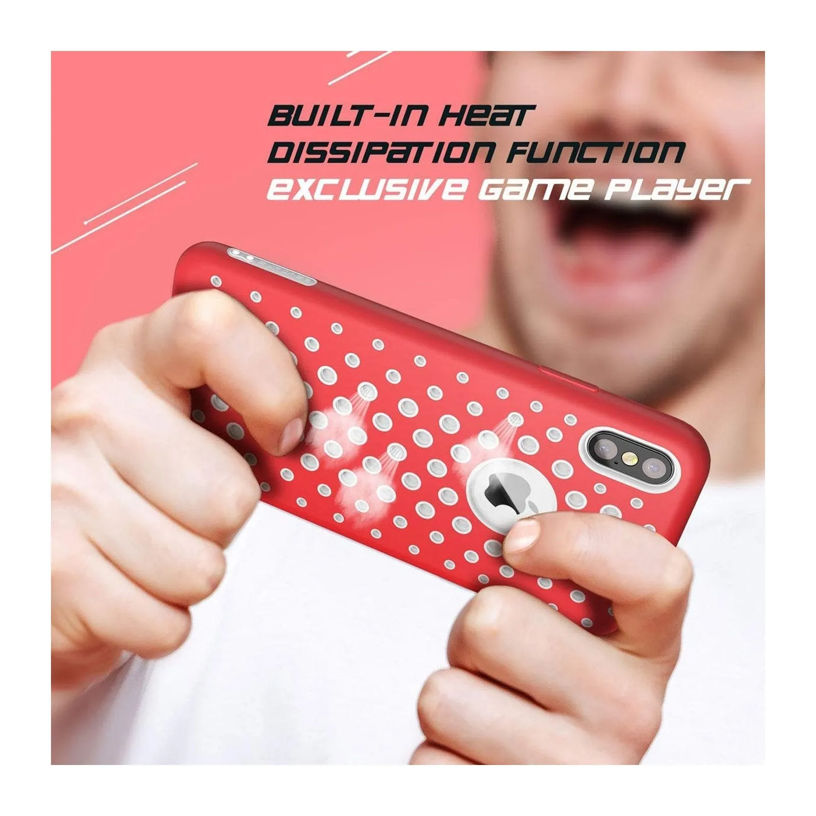 iPhone X / XS Unicorn Beetle Sport Athletic Case-Red