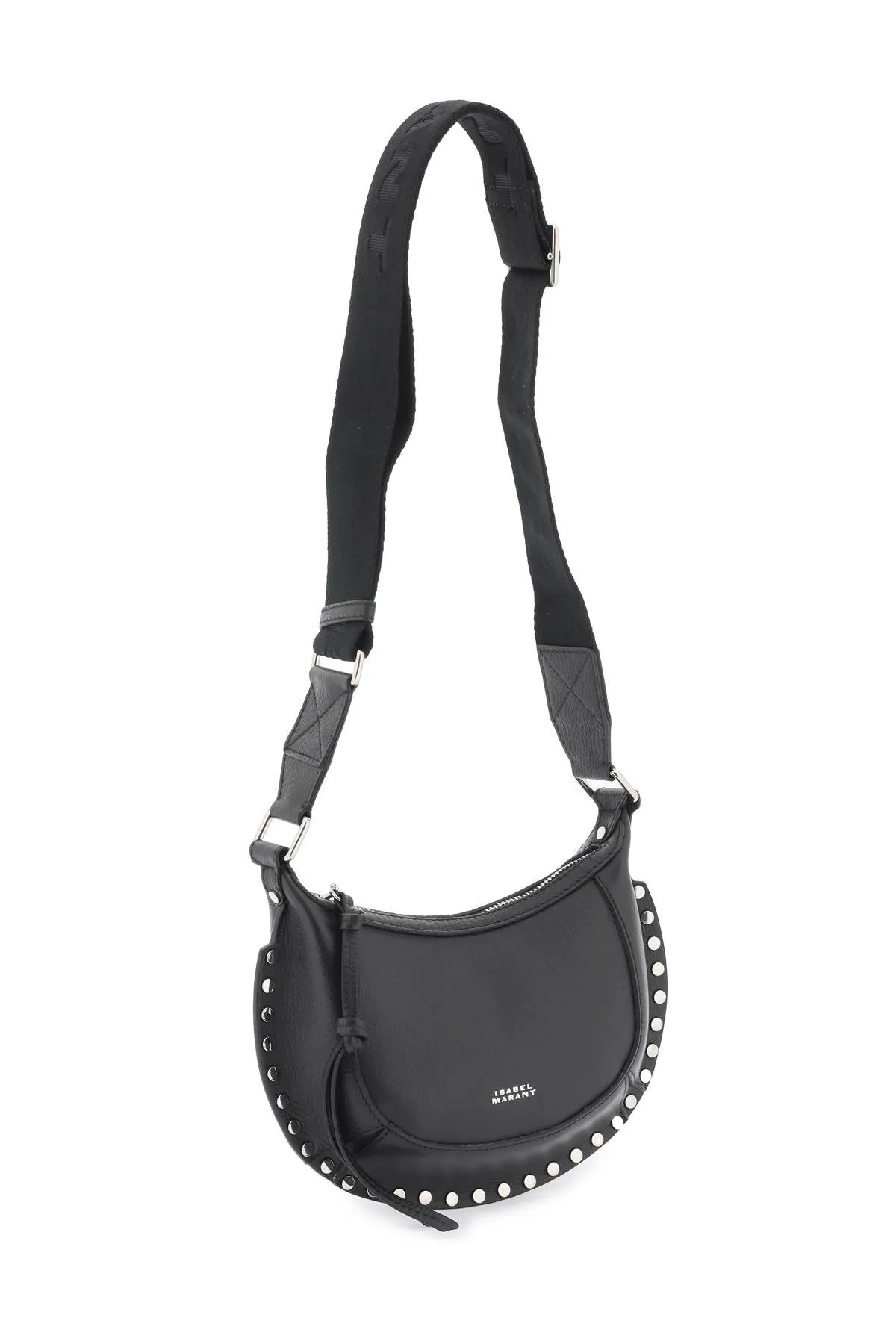 Isabel marant oskan moon mini shoulder bag BF0043FA A1C02M BLACK SILVER