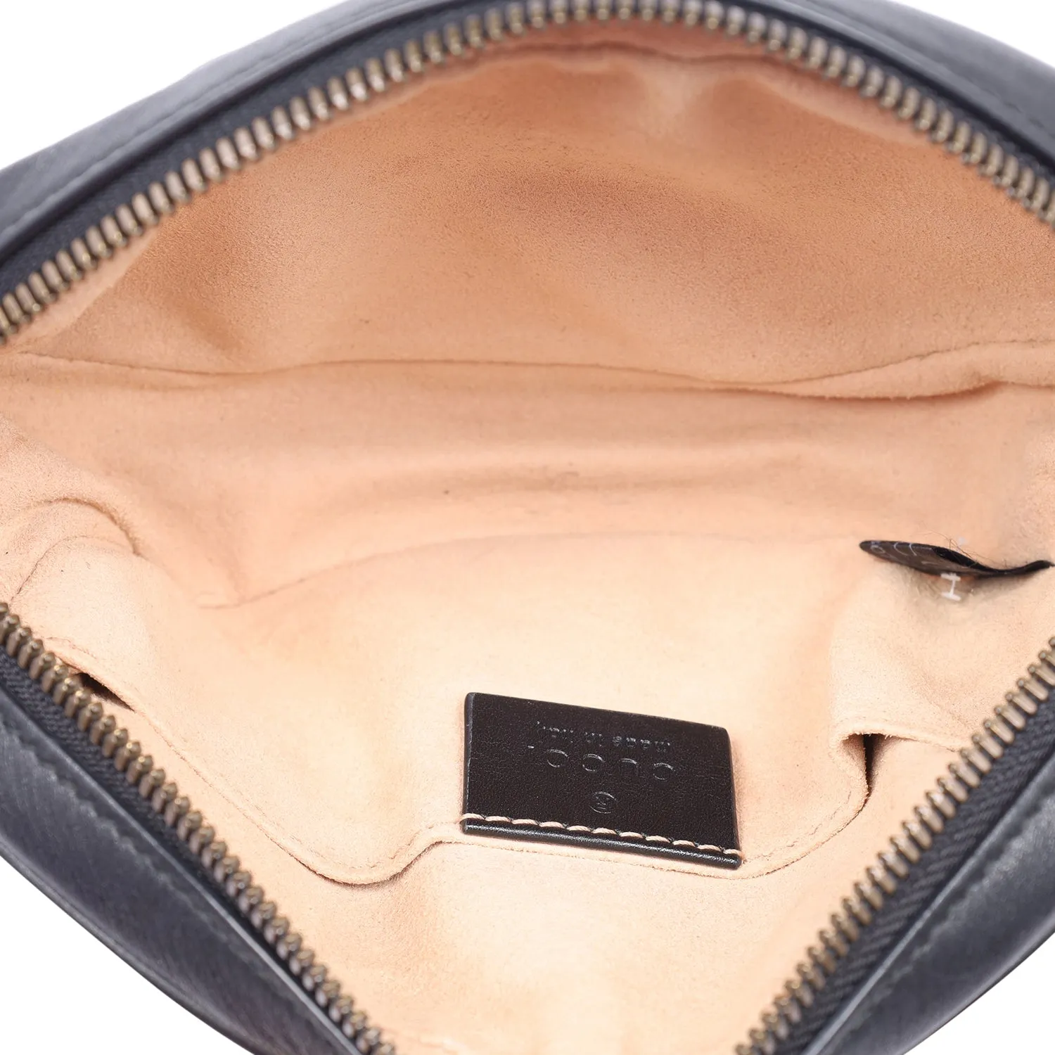 Matelasse GG Marmont Belt Bag 75 30 Black (Authentic Pre Loved)