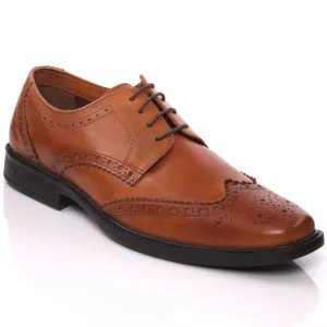 Men Leather Formal Lace Up Brogue Shoes