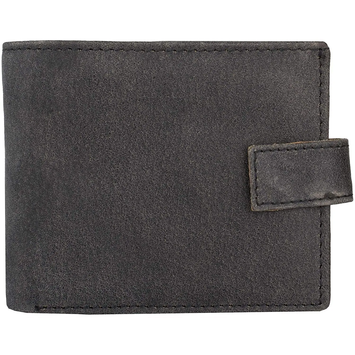 Men's Classic RFID Protected Leather Trifold Wallet with Coin Pocket