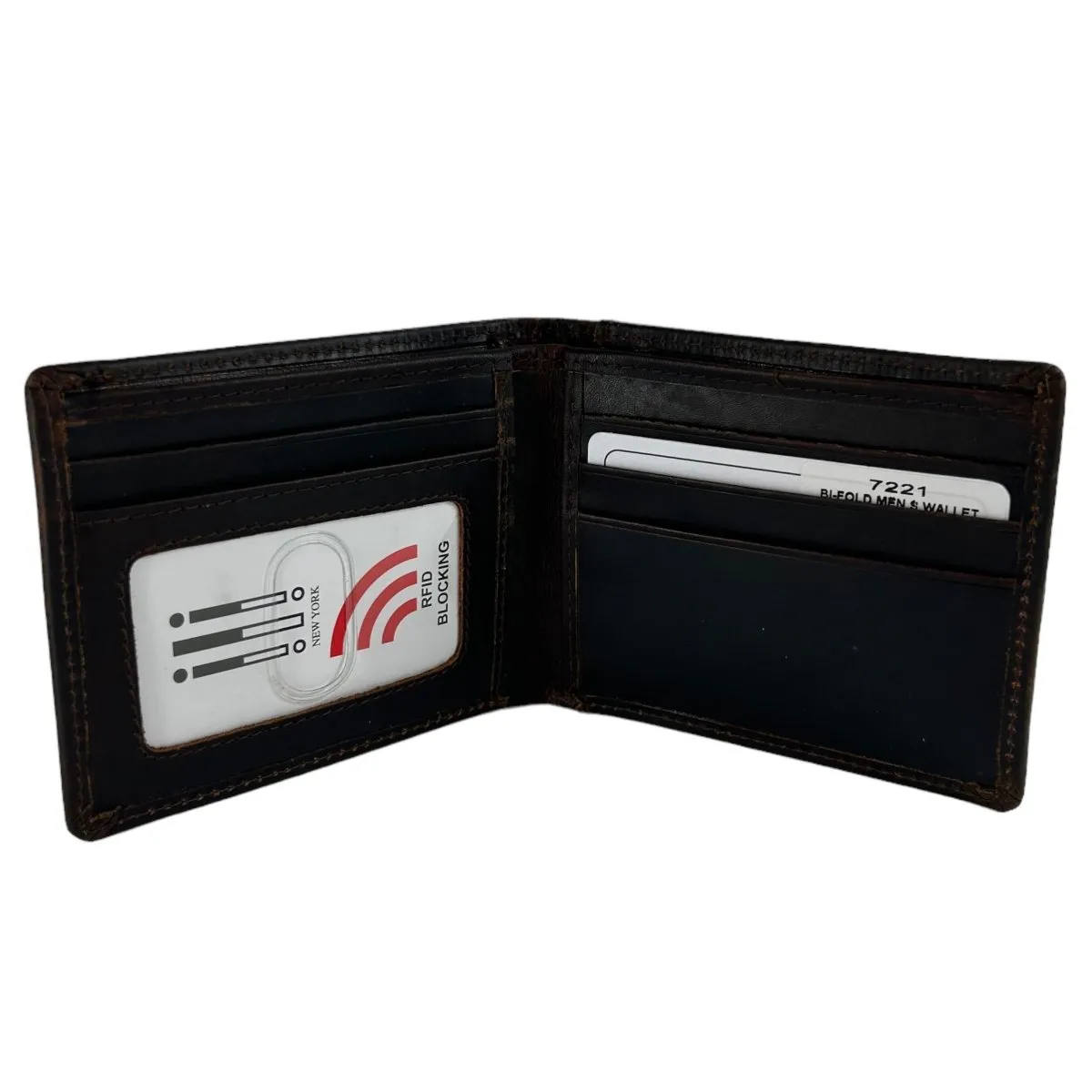 Mens Leather Wallet, Bifold