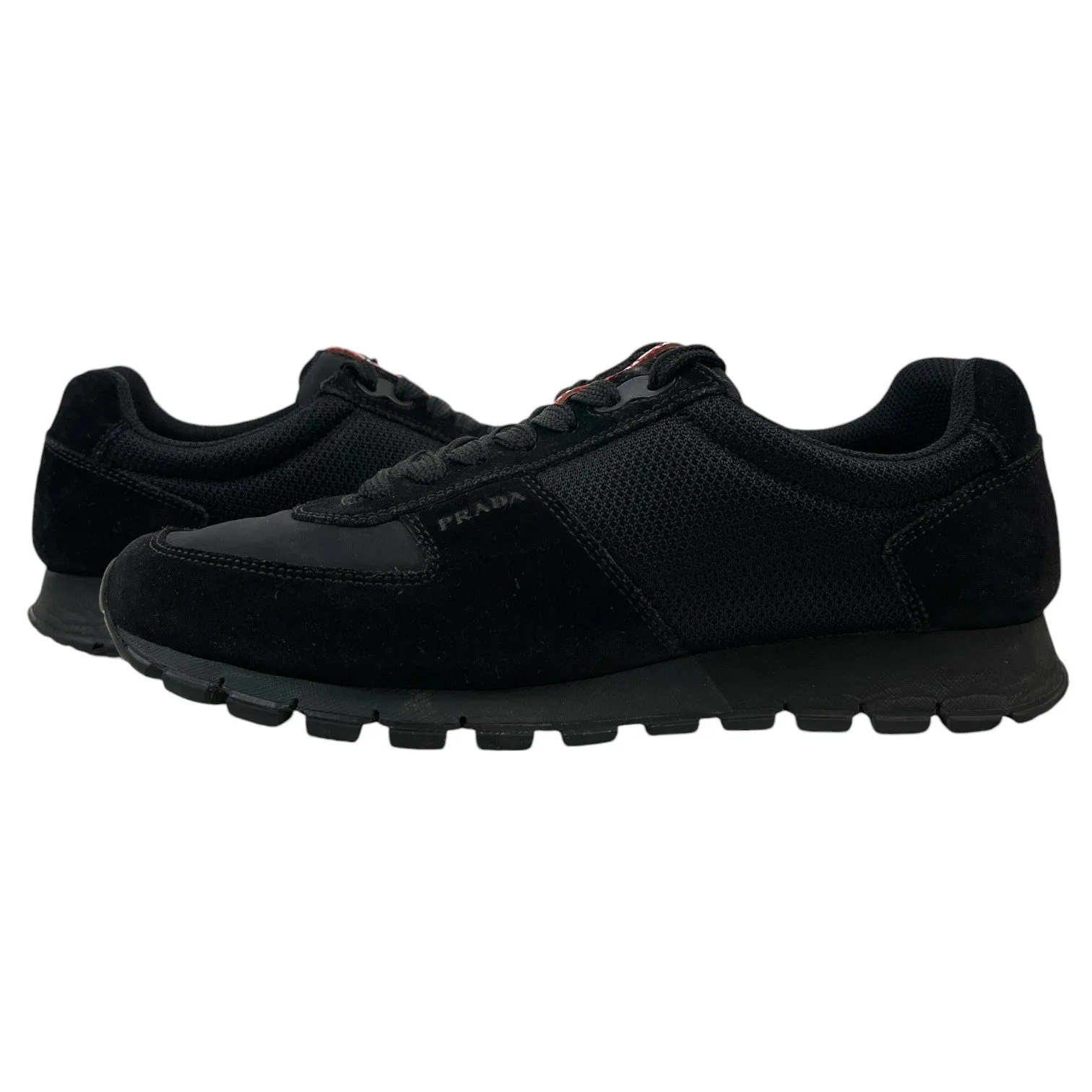 Men's Runners Low Trainers Black Size EU 40 / UK 6