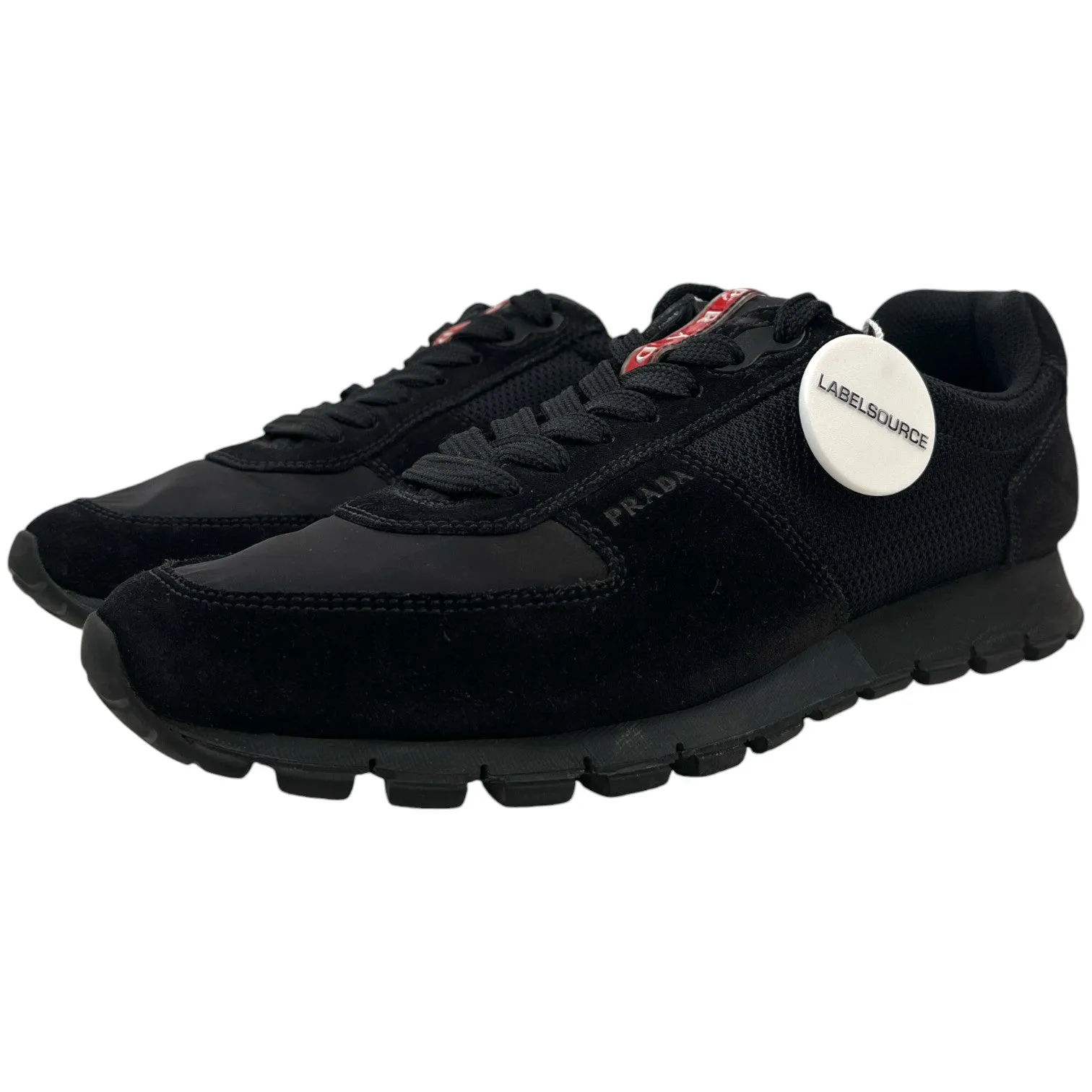 Men's Runners Low Trainers Black Size EU 40 / UK 6