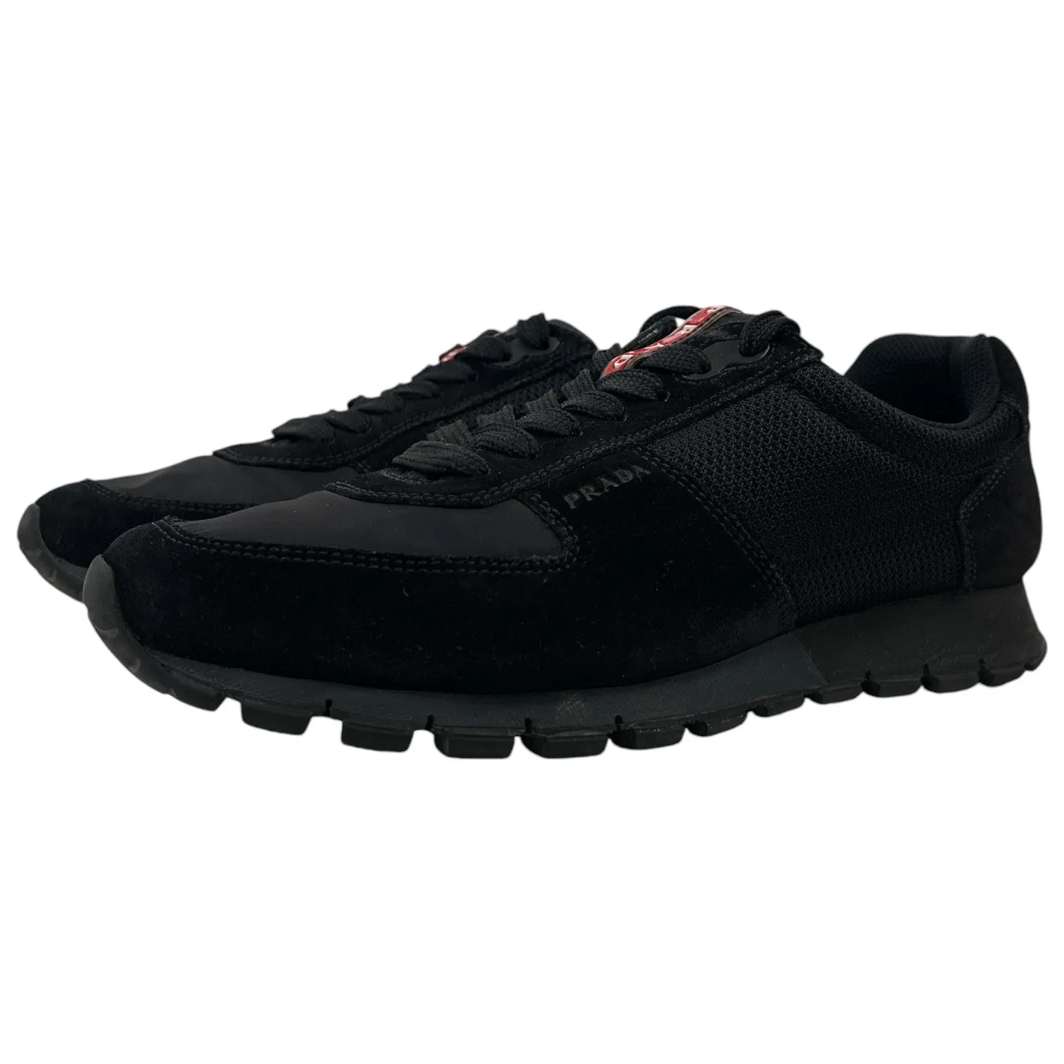 Men's Runners Low Trainers Black Size EU 40 / UK 6