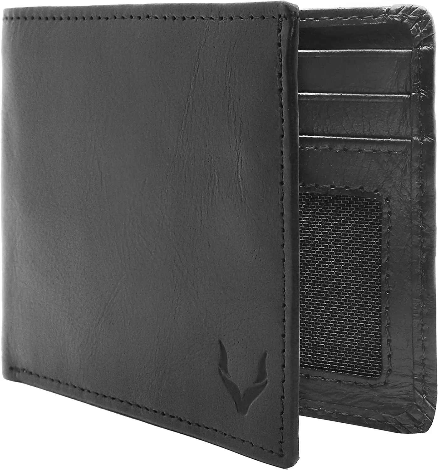 Mens Slim Wallet with RFID Protection 9 Card Slots & ID Window