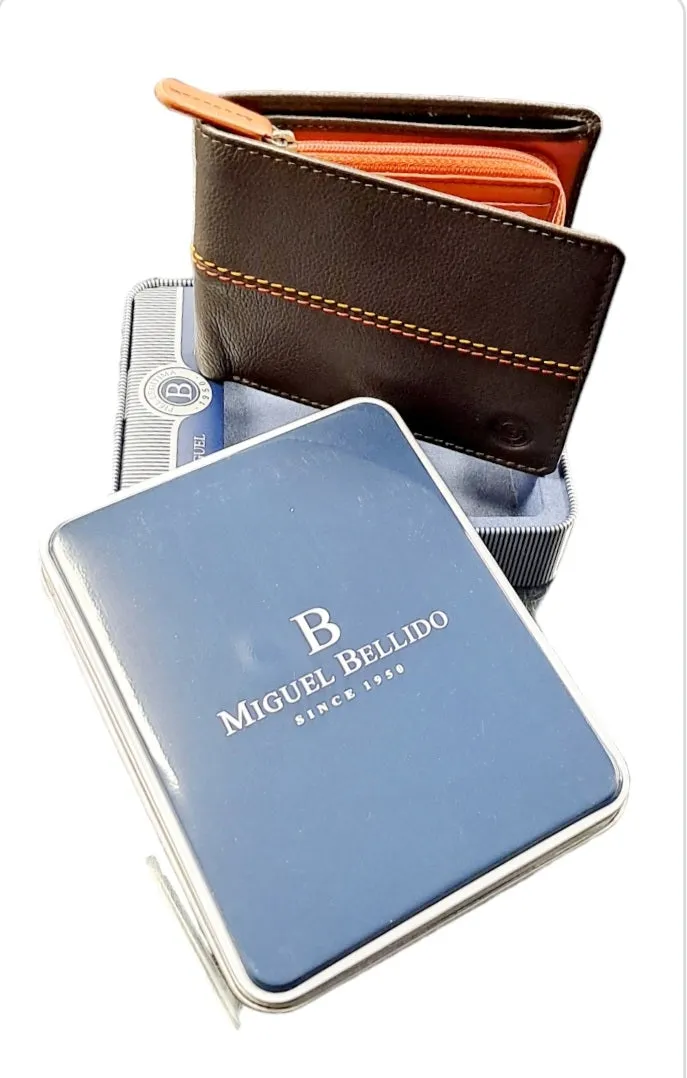 Miguel Bellido Leather Wallet 4728 - Dark Brown
