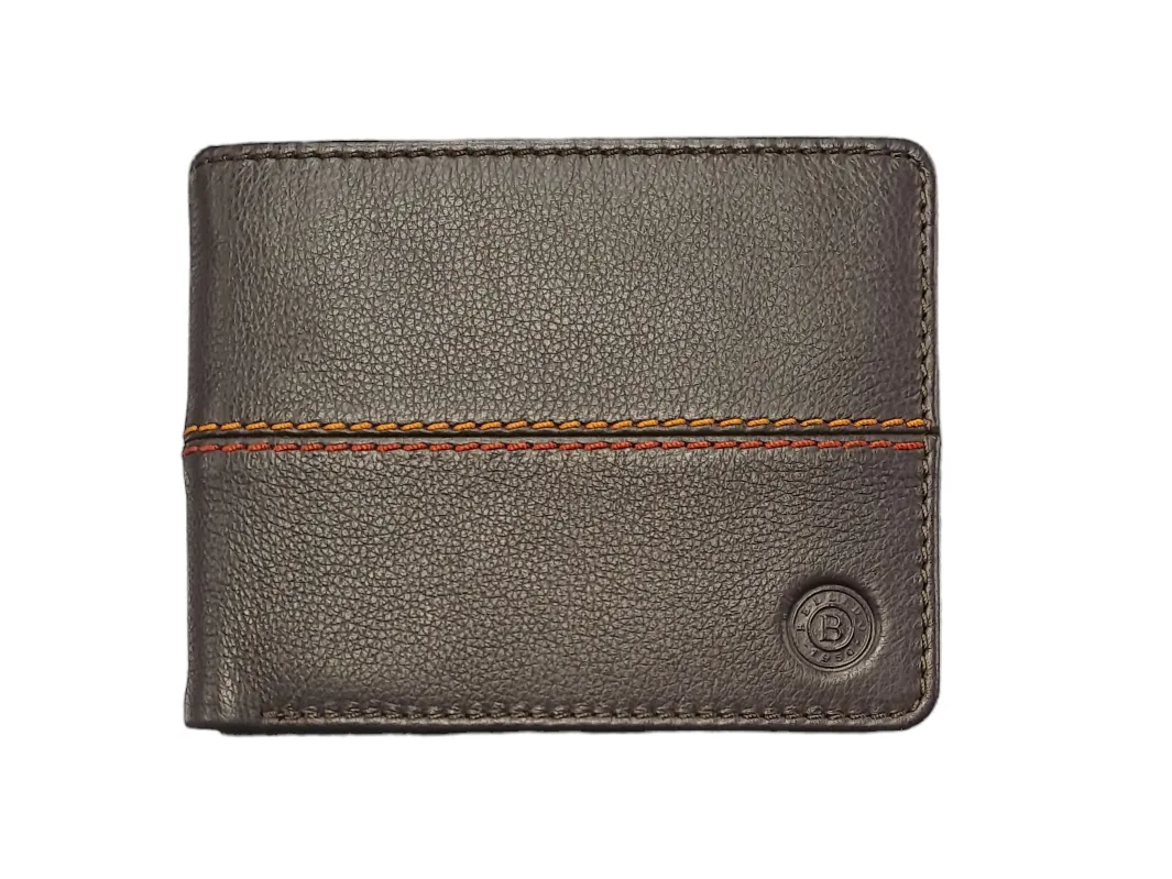 Miguel Bellido Leather Wallet 4728 - Dark Brown