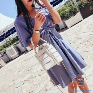 Mini Vegan Leather Drawstring Bucket Bag For Women - Ideal Crossbody Bag/Shoulder Bags, 4 Colors