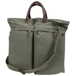 Olive Drab - Military Type Vintage Shoulder Helmet Bag
