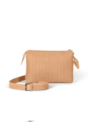 Parise Venetian Woven Leather Crossbody