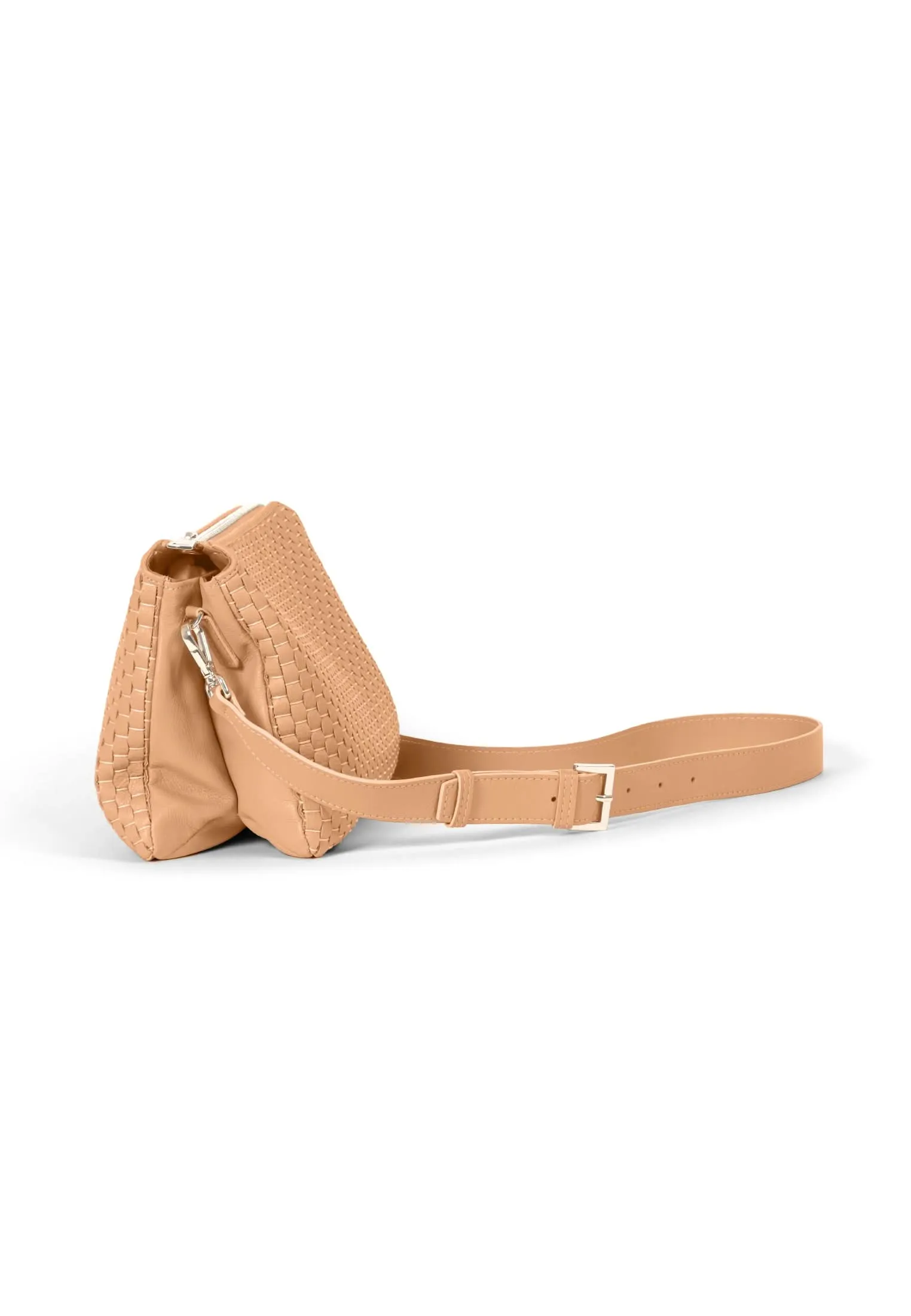 Parise Venetian Woven Leather Crossbody