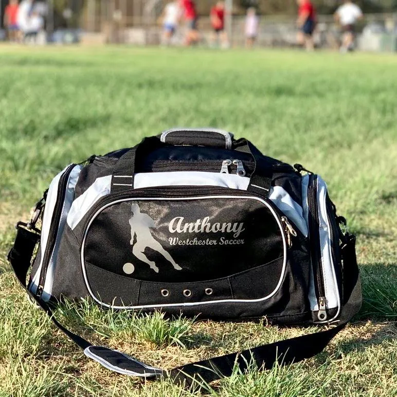 Personalized Deluxe Sports Duffel Bag for Kids and Adults - Baseball
