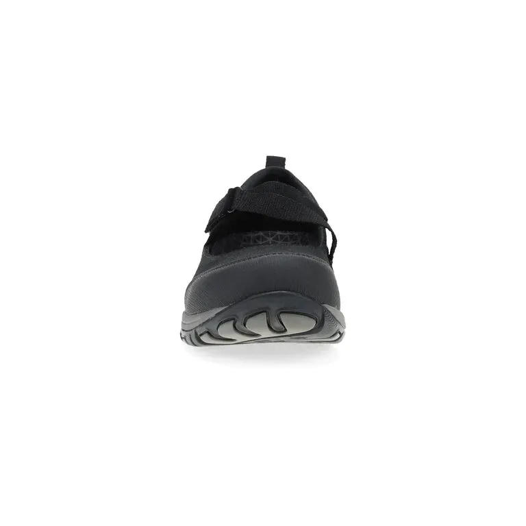 Primrose Adventure Hiking/Work Mary Jane in Black Suede