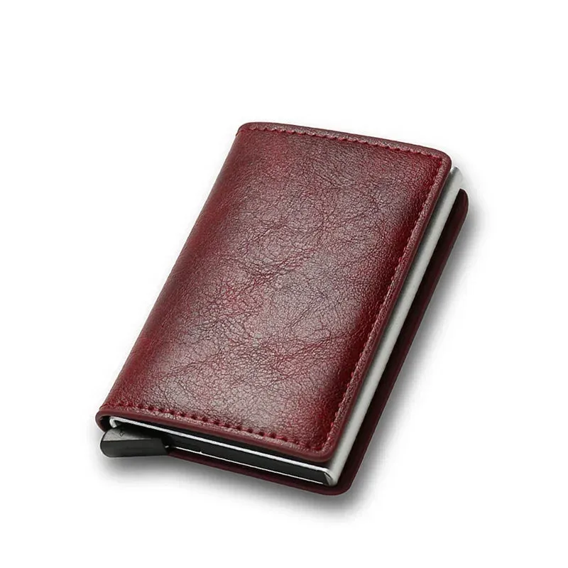 RFID Blocking Minimalist Wallet Secure Slim Card Holder