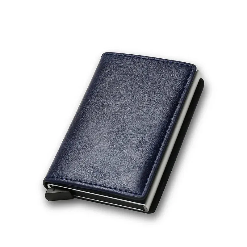 RFID Blocking Minimalist Wallet Secure Slim Card Holder