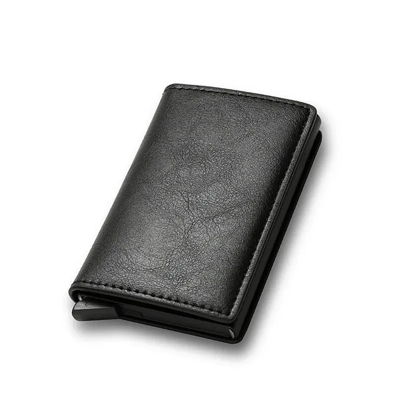 RFID Blocking Minimalist Wallet Secure Slim Card Holder