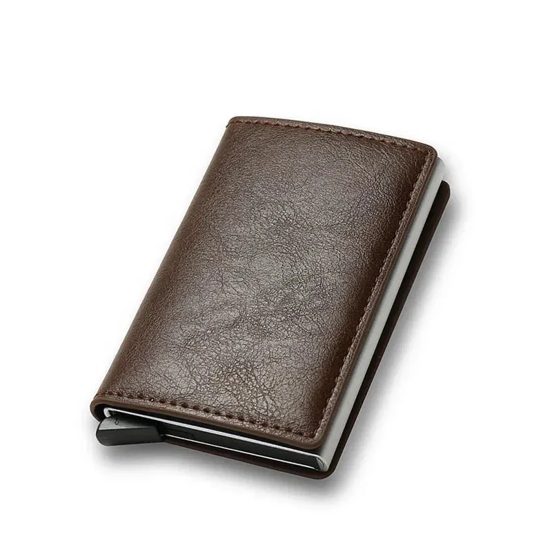 RFID Blocking Minimalist Wallet Secure Slim Card Holder