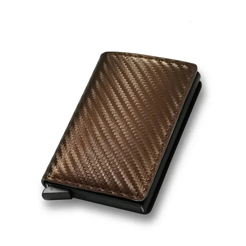 RFID Blocking Minimalist Wallet Secure Slim Card Holder