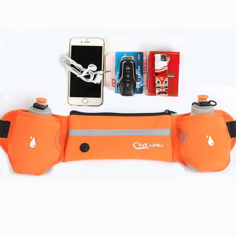 Running, Walking or Jogging Waist Bag, with 2 Hydration pockets within belt