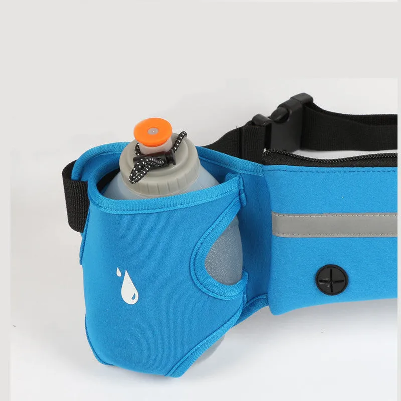 Running, Walking or Jogging Waist Bag, with 2 Hydration pockets within belt