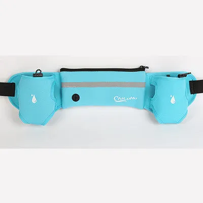 Running, Walking or Jogging Waist Bag, with 2 Hydration pockets within belt