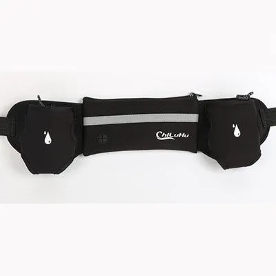 Running, Walking or Jogging Waist Bag, with 2 Hydration pockets within belt
