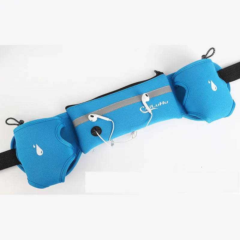 Running, Walking or Jogging Waist Bag, with 2 Hydration pockets within belt