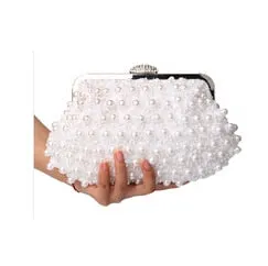 SEKUSA Clutch Female Diamonds Metal Hollow Out Style Women Evening Bags Alloy Mixed Color Chain Shoulder Purse Evening Bags