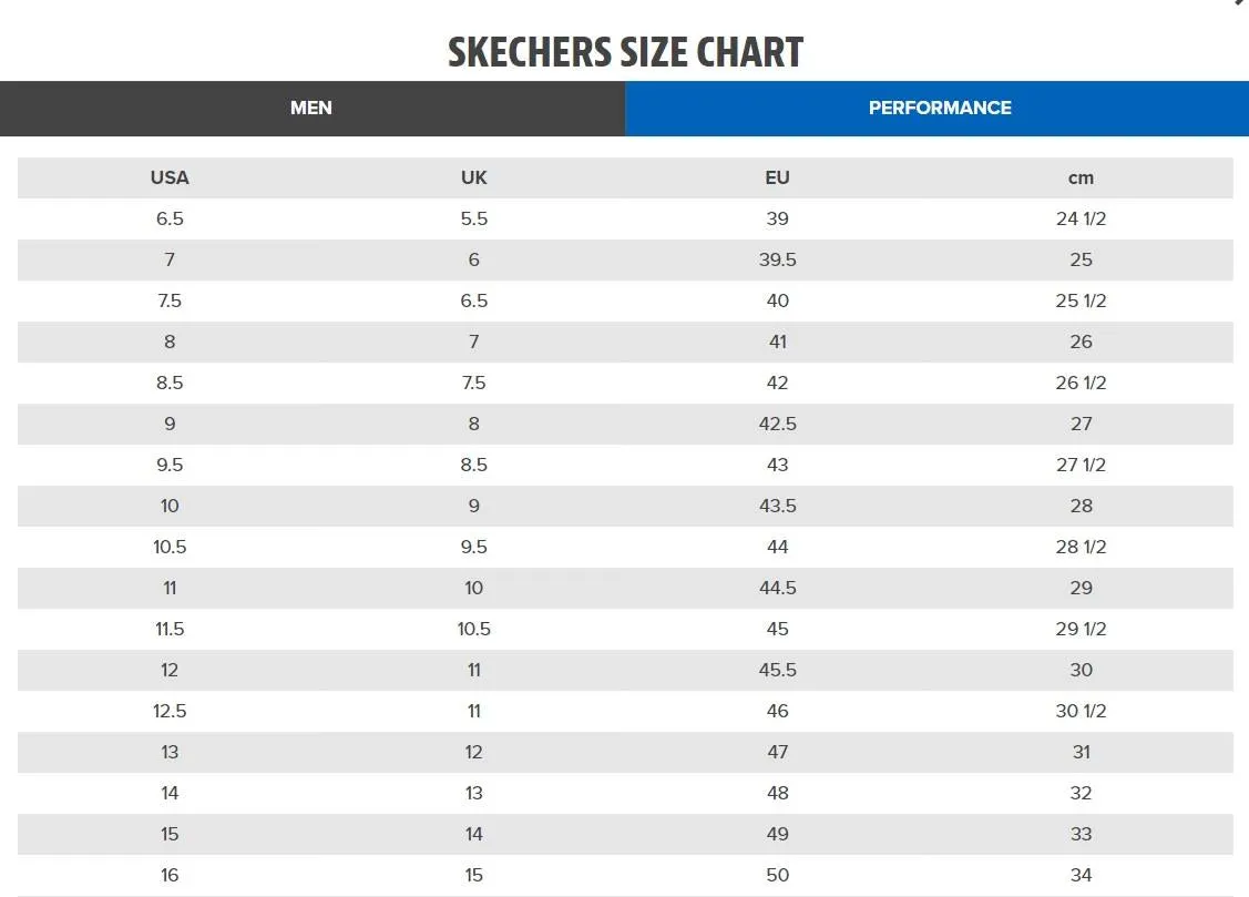 Skechers (GAR52630) Mens Sports Track Bucolo in UK 6 to 12