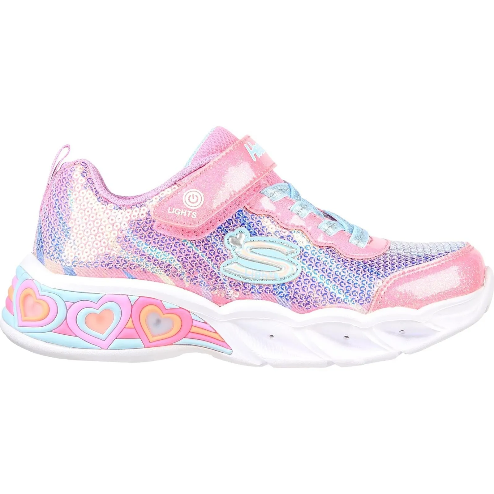 Skechers Sweetheart Lights Lets Shine Trainers