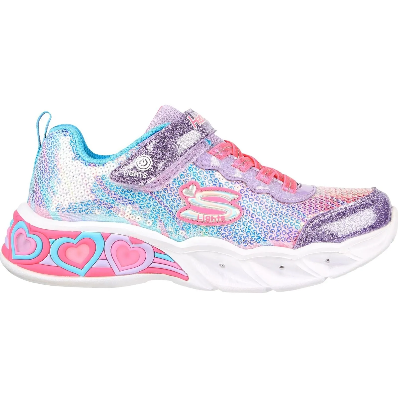 Skechers Sweetheart Lights Lets Shine Trainers