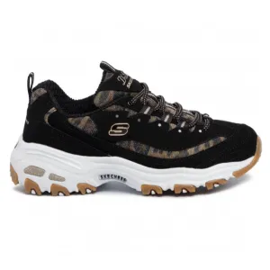 SKECHERS TRAINER D'LITES BLACK 13158BKLD
