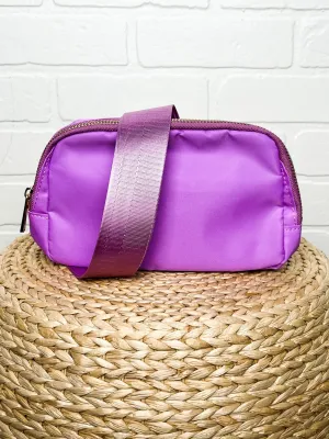 Sling belt bag lavender