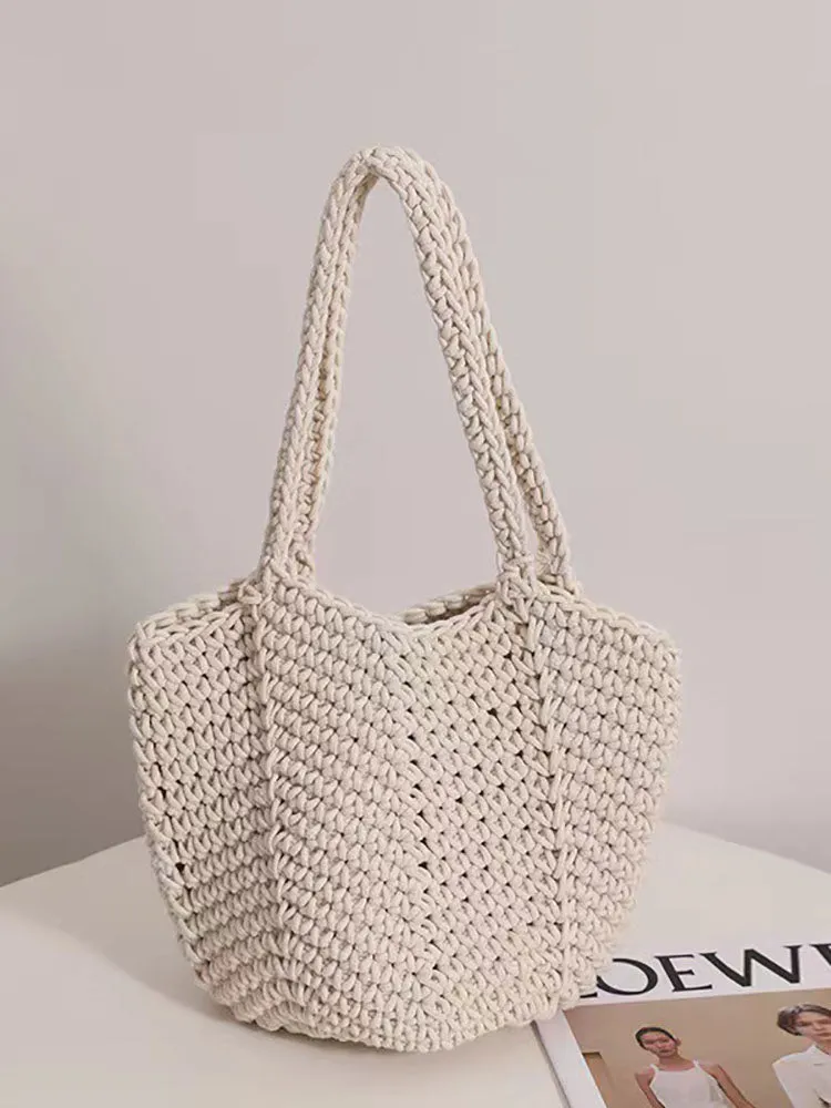 Summer Weave Straw Clutches Bags