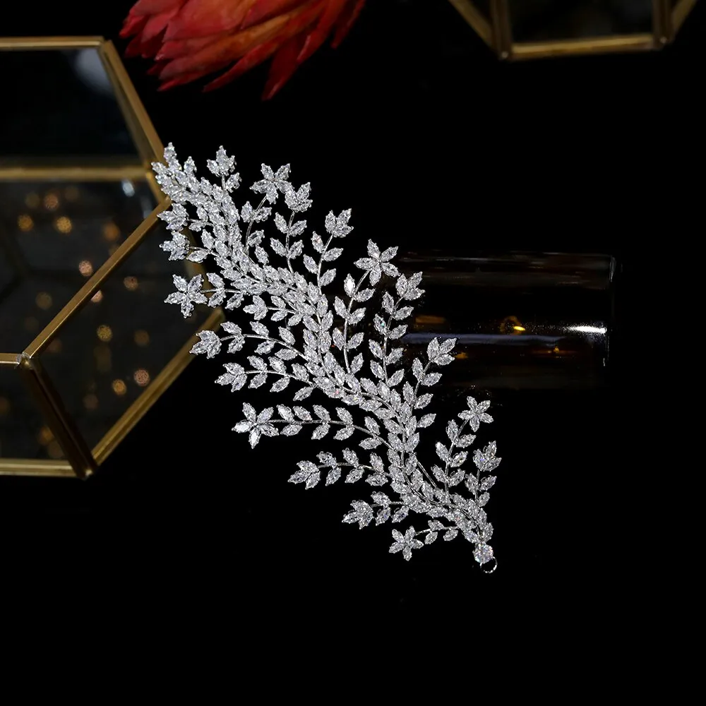 Swarovski  Crystal Wedding Hair Accessories hair piece -Sona