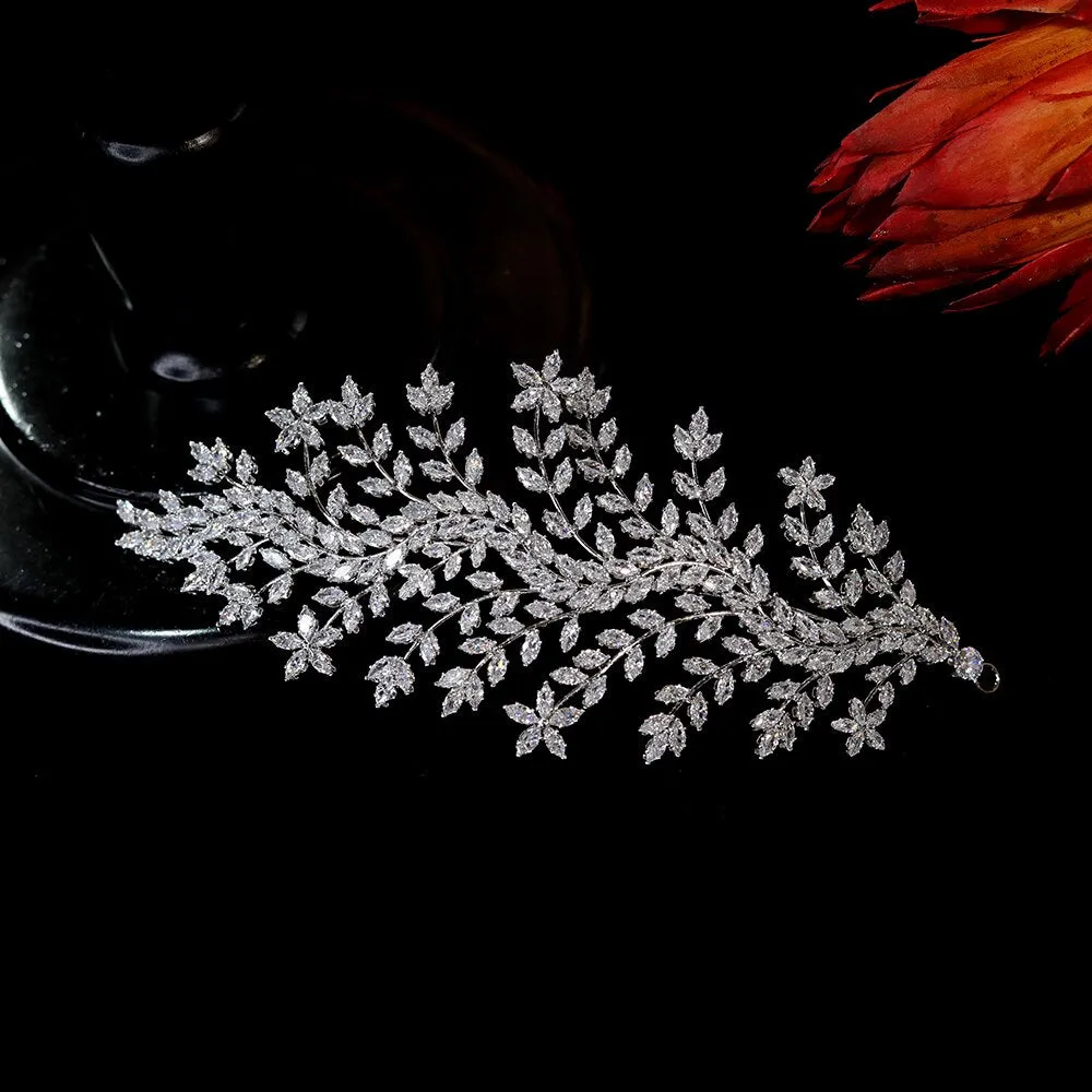 Swarovski  Crystal Wedding Hair Accessories hair piece -Sona