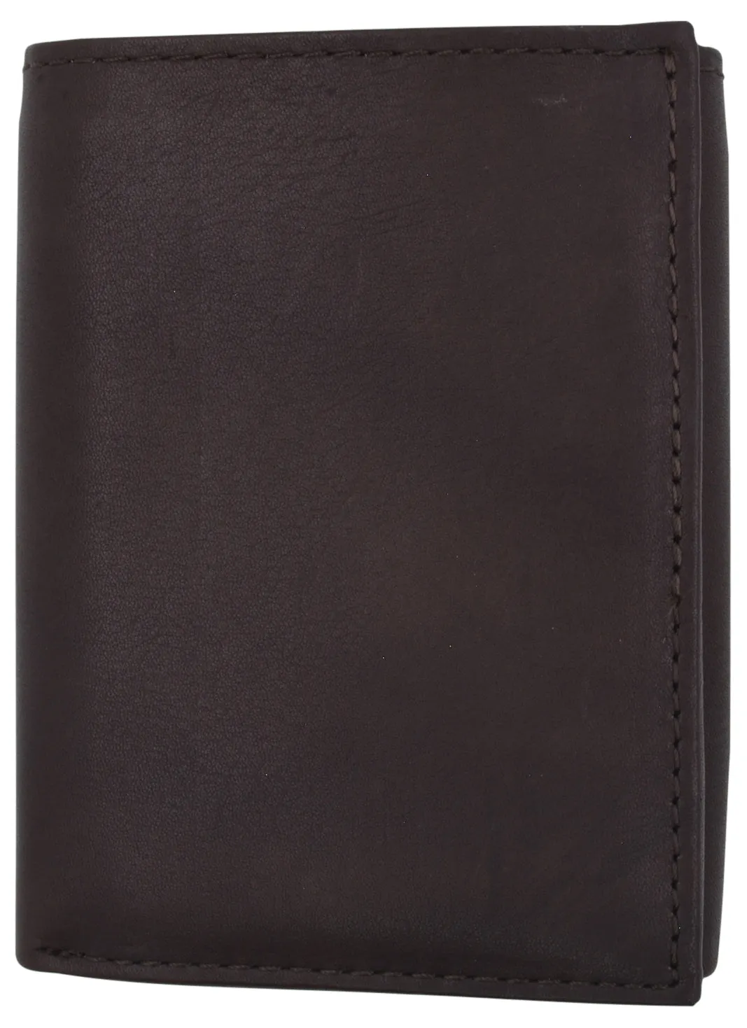 Swiss Marshall Men's RFID Blocking Premium Leather Removable Card/ID Holder Trifold Wallet
