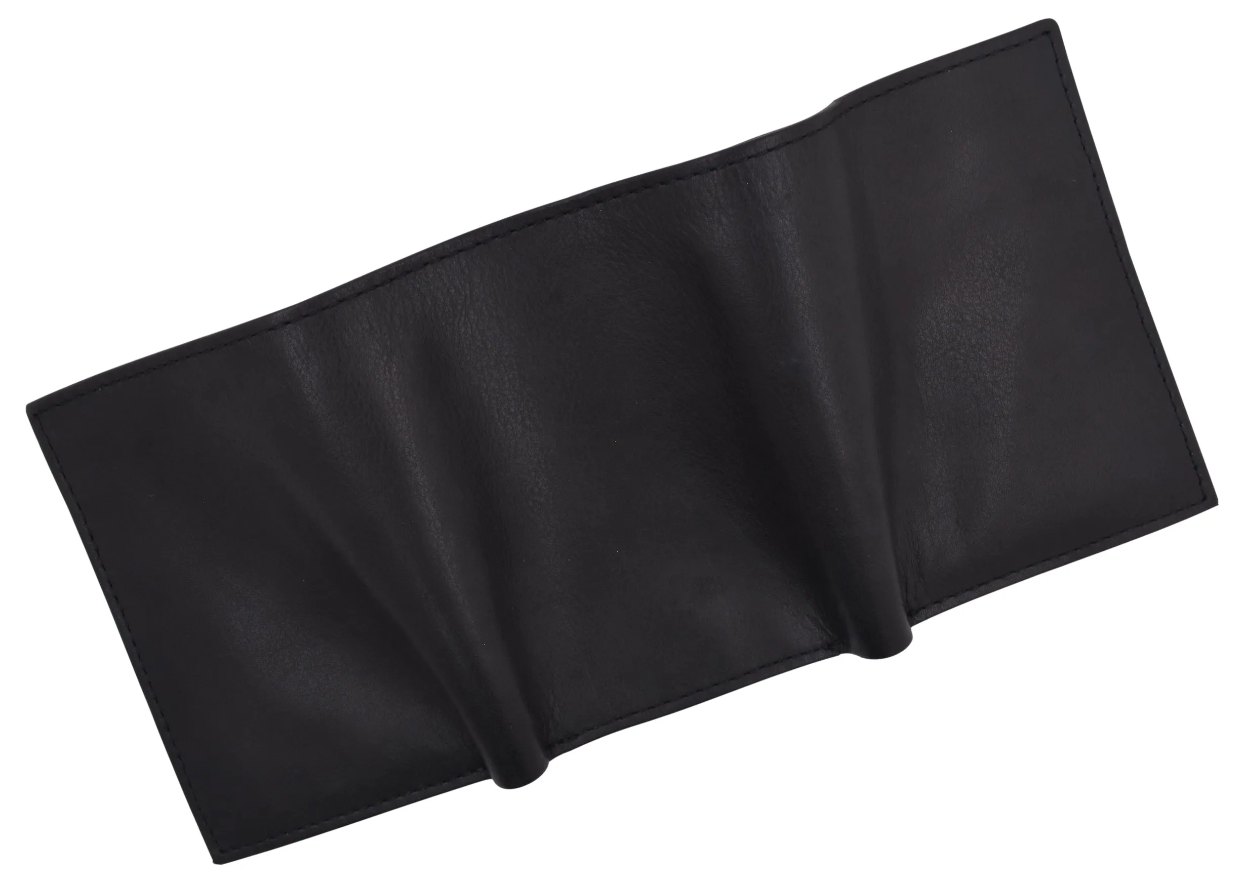 Swiss Marshall Men's RFID Blocking Premium Leather Removable Card/ID Holder Trifold Wallet